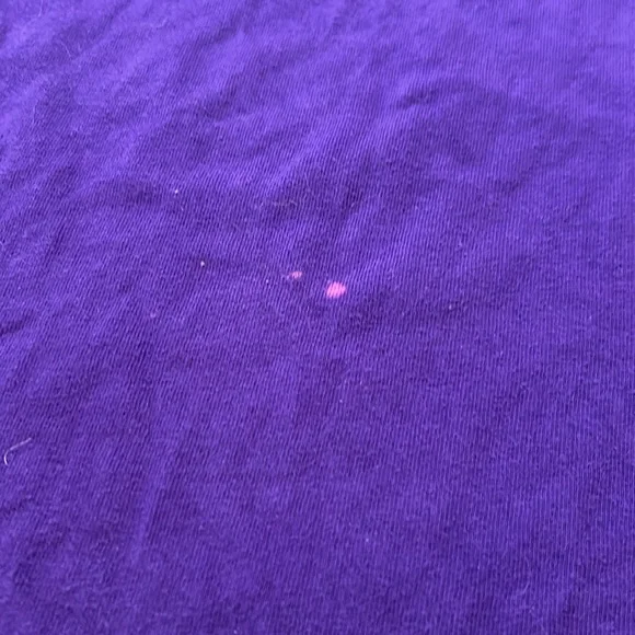 Kansas state Purple Long Sleeve Shirt with Logo -some stains - Picture 3 of 8